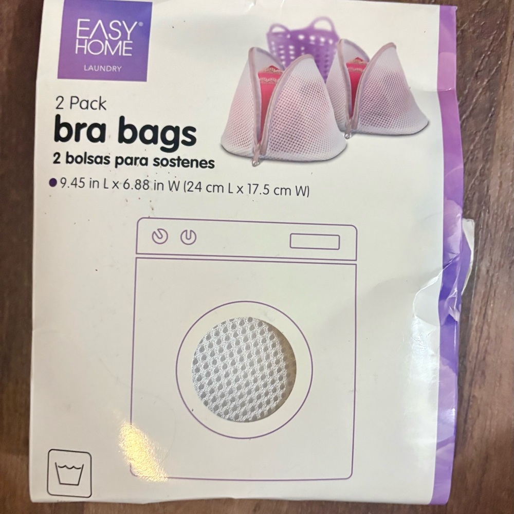 Easy Home Laundry Bra Bags 2 Pack